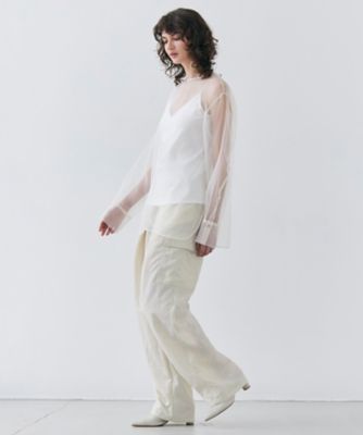 ＥＲＩＣＡ　／　シルクシースルークルーネックブラウス（ＢＬＣＷＣＷ０６０３）