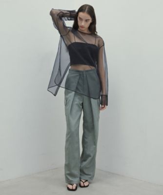 ＥＲＩＣＡ　／　シルクシースルークルーネックブラウス（ＢＬＣＷＣＷ０６０３）