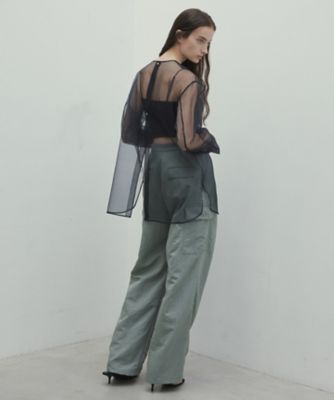 ＥＲＩＣＡ　／　シルクシースルークルーネックブラウス（ＢＬＣＷＣＷ０６０３）