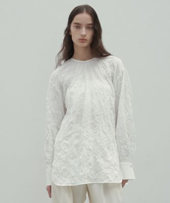 ＜BEIGE， (Women)＞【洗える・ＧＩＳＥＬｅ　４月号掲載】ＡＳＴＩＬＢＥ　／　コットンジャージークルーネックブラウス（ＢＬＣＷＣＷ０６０４）