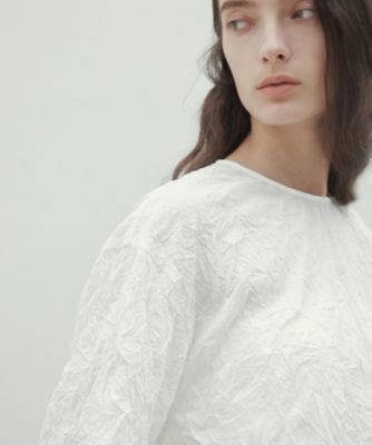 【洗える・ＧＩＳＥＬｅ　４月号掲載】ＡＳＴＩＬＢＥ　／　コットンジャージークルーネックブラウス（ＢＬＣＷＣＷ０６０４）