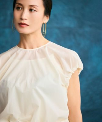 ＜BEIGE， (Women)＞【洗える／セットアップ対応】ＳＰＩＧＡ　／　バルーンスリーブブラウス（ＢＬＣＷＧＡ０１００）