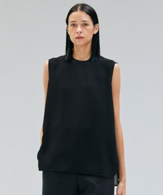 BEIGE， (Women)/ベイジ FLEUR/バックシアーノーカラーブラウス(BLCWGA0215) 005_クロ トップス【三越伊勢丹/公式】