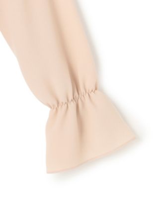 WEB限定・洗える】CLARION ／ バンドカラーフリルブラウス