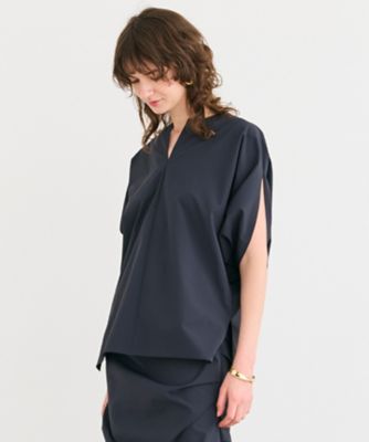 BEIGE， (Women)/ベイジ 【接触冷感/UVカット/洗える・Oggi 7月掲載】YANN / Vスリットプルオーバーブラウス(BLCWGM0501)