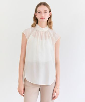 ＜BEIGE， (Women)＞ＳＥＲＡＰＨＩＮ　／　ライトシアー　ハイネックブラウス（ＢＬＣＷＬＭ０４０３）
