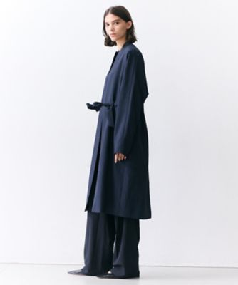 ドット柄バンドカラーブラウス MidiUmi（ミディウミ） ブラウス シャツ ドット柄バンドカラーシャツ