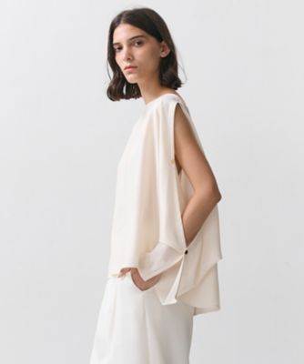 ＜BEIGE， (Women)＞ＰＥＲＩＤＯＴ　／　２ＷＡＹスリーブ　ドレープブラウス（ＢＬＣＷＬＳ０３０２）