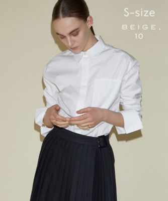 ＜BEIGE， (Women)＞【Ｓ－ｓｉｚｅ・１０ｔｈ　Ａｎｎｉｖｅｒｓａｒｙ】ＢＲＯＡＤＣＬＯＴＨ　／　シャツブラウス（ＢＬＣＸＮＡ０４０３）