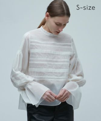 ＜BEIGE， (Women)＞【Ｓ－ｓｉｚｅ】ＭＯＮＳＩＧＮＹ　／　レースブラウス（ＢＬＣＸＳＡ０１０３）