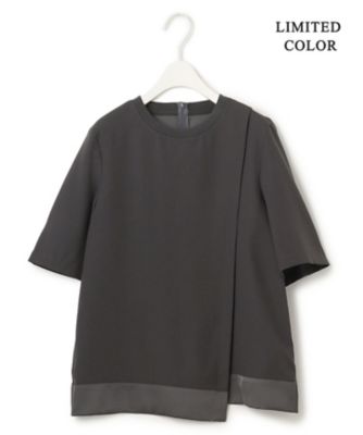 a*s様 icb FluidBackSatin Tブラウス 新品　大きいサイズ 新色追加・接触冷感・UVケア・速乾・洗える