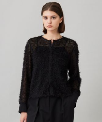 ＜ICB (Women)＞【洗える】　フェザーチュール　ブラウス（ＢＬＣＹＧＡ０３１０）