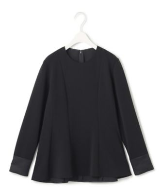 ＜ICB (Women)＞【洗える】ミリオーネダンボールニット　ペプラムブラウス　（ＢＬＣＹＧＭ０２０５）