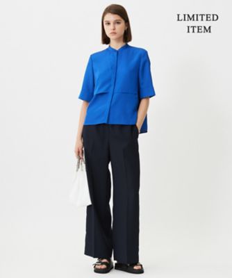 WEB限定・接触冷感・速乾・洗える】シルキーツイル 半袖クロップド
