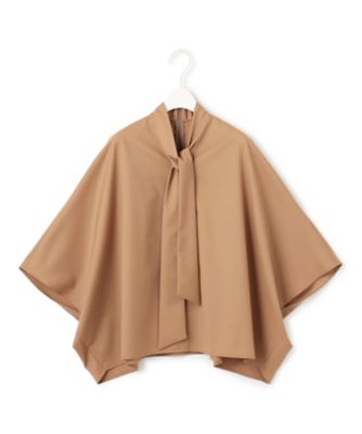 洗える】T／Wブロード ボウタイブラウス（BLCYGW0414