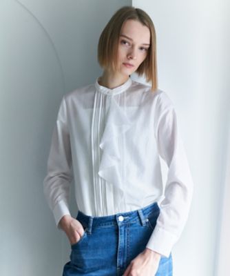 2WAY】 セシェシルキーローン ラッフルブラウス