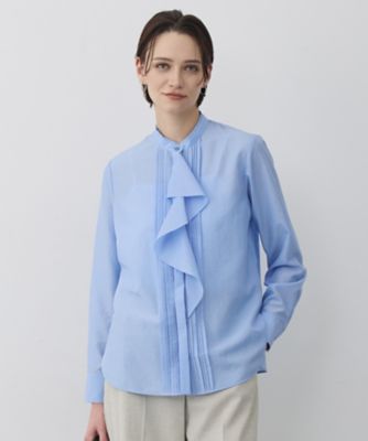 2WAY】 セシェシルキーローン ラッフルブラウス