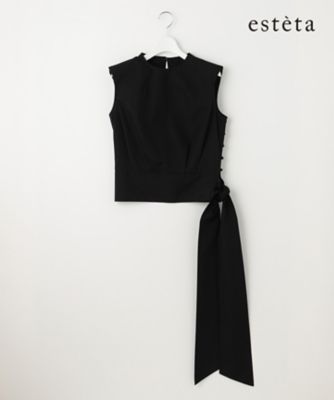 【エステータ】ＴＨＯＭＡＳ　ＭＡＳＯＮ　ノースリーブブラウス（ＢＬＨ８ＣＭ０９３２）