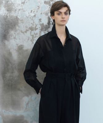【新品未使用】buoy buoy ORGANIC コットン リネン シャツドレス 新品未使用】buoy buoy ORGANIC コットン リネン シャツドレス