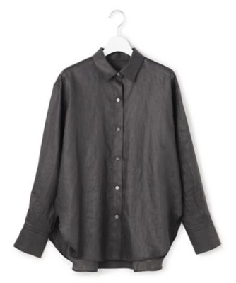 ＜esteta (Women)＞【エステータ】チンツリネン　オーバーサイズ　シャツ（ＢＬＨ８ＬＭ０９４１）