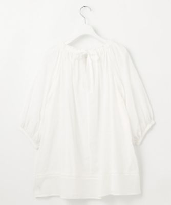 【ＳＬＯＷ／一部店舗限定】コットンローンウェーブ　ブラウス（ＢＬＳ１ＣＭ０９６２）