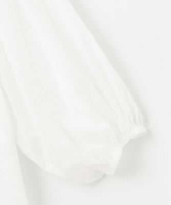 【ＳＬＯＷ／一部店舗限定】コットンローンウェーブ　ブラウス（ＢＬＳ１ＣＭ０９６２）