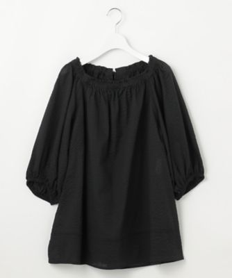 【ＳＬＯＷ／一部店舗限定】コットンローンウェーブ　ブラウス（ＢＬＳ１ＣＭ０９６２）