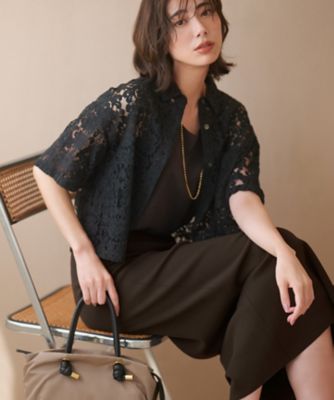 ＜LOEFF＞モチーフ レース シャツ UNITED ARROWS｜<LOEFF>モチーフ レース シャツ | Rakuten