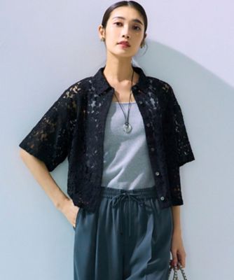 【ＳＬＯＷ／一部店舗限定】モチーフレース　シャツ（ＢＬＳＷＧＭ０９６０）