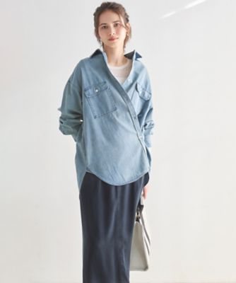 SLOW／一部店舗限定】2WAY ダンガリー シャツ