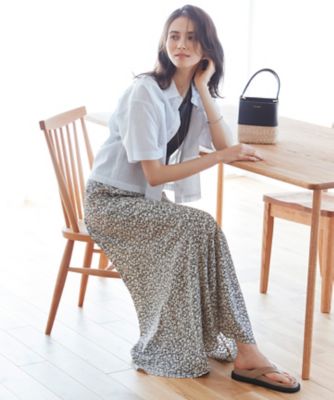 Chloe クロエ☆コットンとリネンの混紡素材 シャツ Chloe クロエ☆コットンとリネンの混紡素材 シャツ