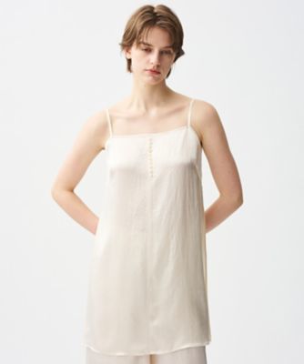 ＜uncrave (Women)＞【手洗い可】アセテートヴィンテージサテン　キャミソールブラウス（ＢＬＵＶＧＭ０７０３）