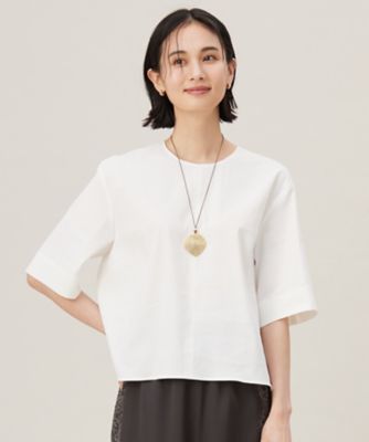 ＜自由区 S (Women/小さいサイズ)＞【セットアップ対応・洗える】ＬＩＰストレッチプルオーバー　ブラウス（ＢＬＷ７ＧＭ０４０４）