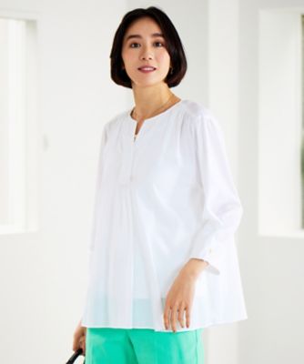 ＜自由区 (Women)＞【洗える】ＳＯＭＥＬＯＳレーヨンスキッパー　ブラウス（ＢＬＷＭＣＭ０３０５）