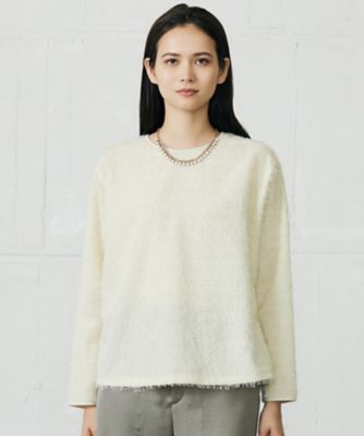 ＜自由区 (Women)＞【カタログ掲載】ループカットジャカードプルオーバー　ブラウス（ＢＬＷＭＧＷ０５０５）