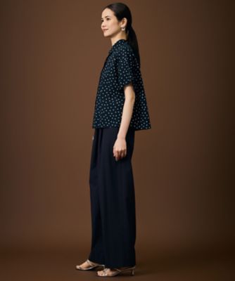 WEB＆一部店舗限定・サラリ触感】コットンサッカープリント シャツ