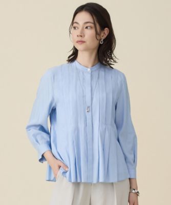 ドレープブロードタック ブラウス（BLWMLM0309） | 自由区