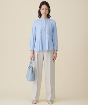 ドレープブロードタック ブラウス（BLWMLM0309） | 自由区