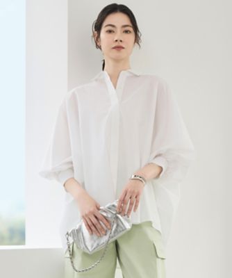 ＜自由区 (Women)＞【カタログ掲載】フォルム　シャツ（ＢＬＷＭＬＭ０４０２）