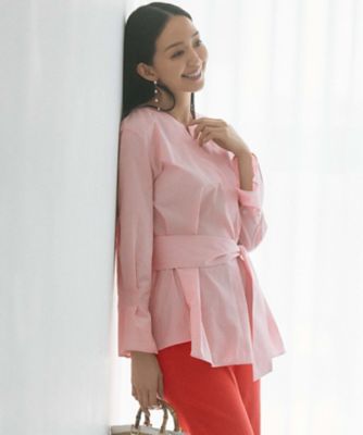ESCADA エスカーダ アパレル レディース長袖ブラウスシャツ ピンク サイズ：38 51009 680 ピンク系 レディースのシャツ・ブラウス | 三越伊勢丹オンライン