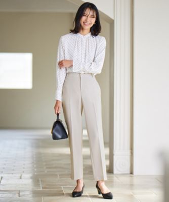 スクエアドット プリント ブラウス（BLWOCS0009） | 23区