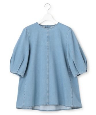 【Ｏｇｇｉ４月号掲載／洗える】２３区ＤＥＮＩＭ　ライトダンガリー　ブラウス（ＢＬＷＯＣＳ０２１７）