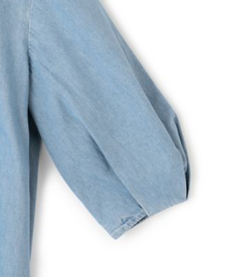 【Ｏｇｇｉ４月号掲載／洗える】２３区ＤＥＮＩＭ　ライトダンガリー　ブラウス（ＢＬＷＯＣＳ０２１７）