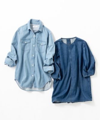 【激安アウトレット!】 Oggi4月号掲載／洗える】23区DENIM ライト トップス