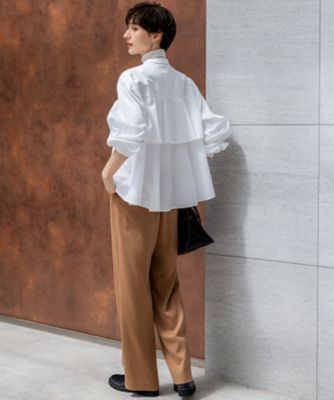 CAVORI カヴォリ　ブラウス　白 CAVORI カヴォリ ブラウス 白