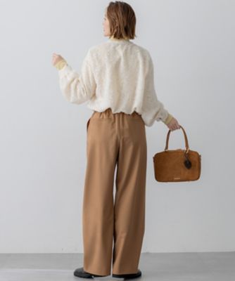 洗える】シアーカットジャカード ブラウス（BLWOGW0420