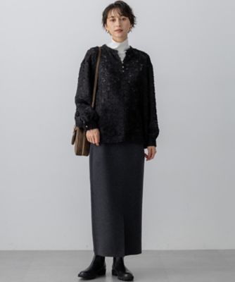 DRAWER ドゥロワー　2024SS オーガンカット　ジャカードブラウス 53809928_190_d_215.jpg