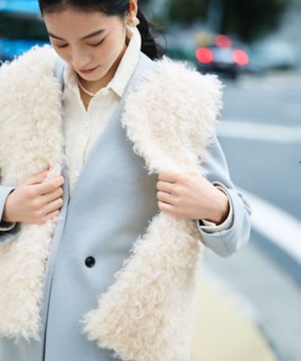 ♡23区♡2025AW今季コットン コーデュロイ シャツ♡ライトグレー38 23区｜【見上愛さん着用/Oggi11月号掲載】コットン コーデュロイ