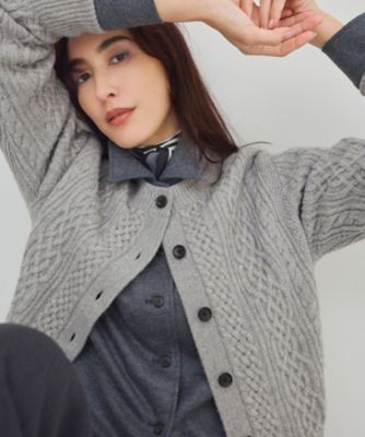 滝沢眞規子さん着用／VERY掲載／洗える】ウールミルドジャージー