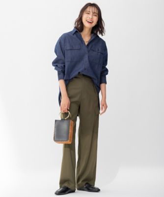 【ＣＬＡＳＳＹ．掲載】２３区ＤＥＮＩＭ　ライトオンス　デニム　シャツ（ＢＬＷＯＩＺ０７２１）
